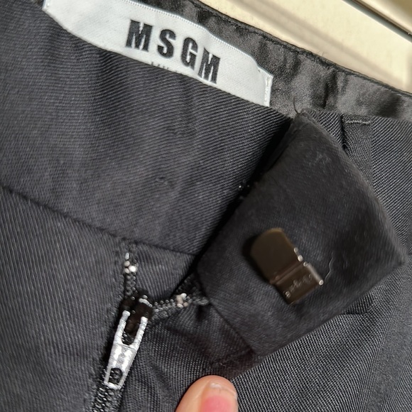 MSGM Men’s Pants Slacks Black Size 40 - Picture 8 of 16